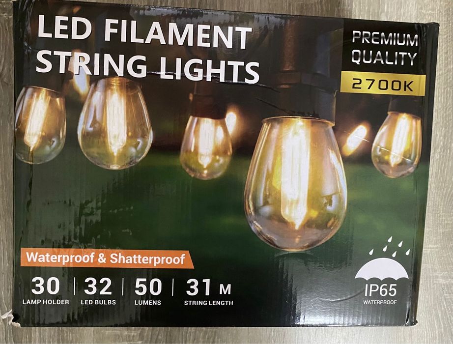 Ghirlanda 31m, 30 becuri