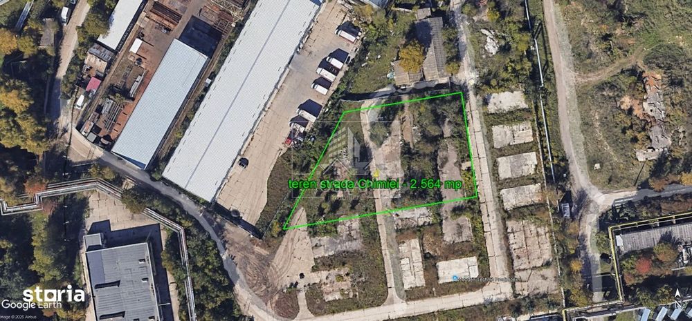 Teren industrial de vanzare-2.564 mp-strada Chimiei-acces TIR