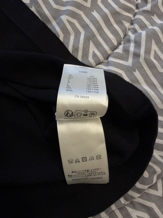 Louis Vuitton VVN Patch Short Sleeved Cotton Crewneck Black