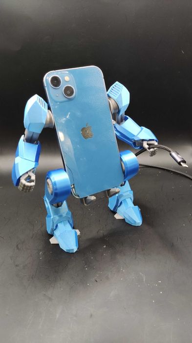 Suport Telefon Mecho Exo Suit | Mecanic Stilizat pentru Birou