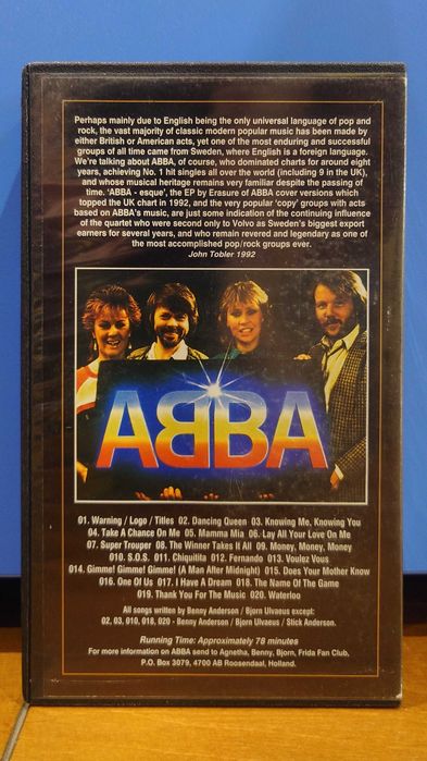 Abba - Gold (видеокасета / VHS)
