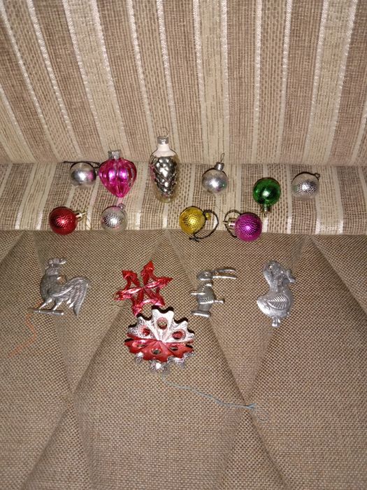 Ёлочные игрушки времён СССР