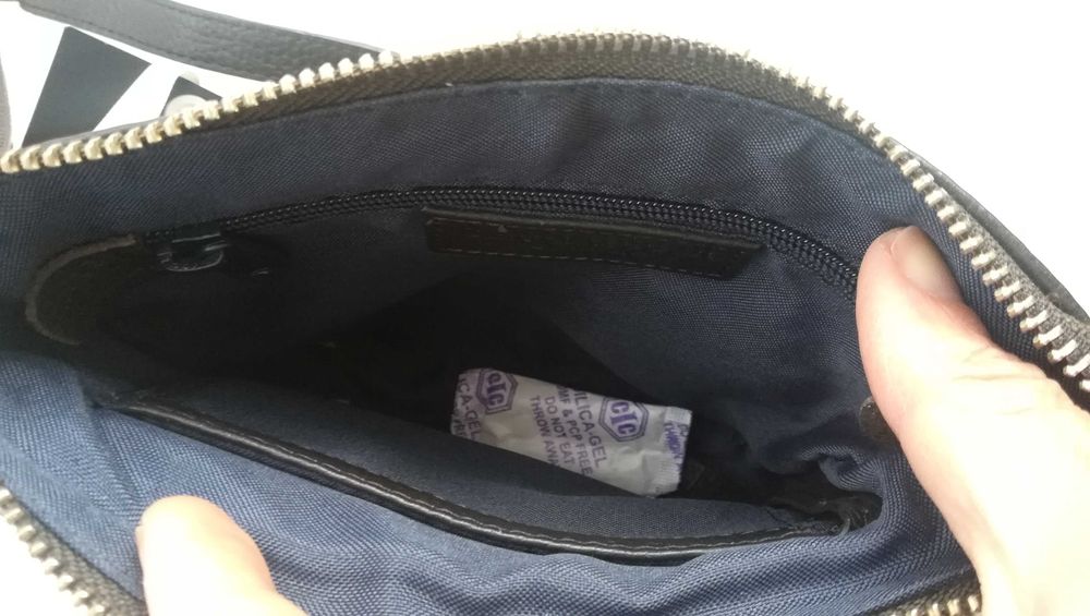 Дамска чаната тъмно кафява Gerry Weber естествена кожа с много джобове