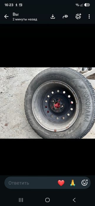 Шины 215×65×16 бу