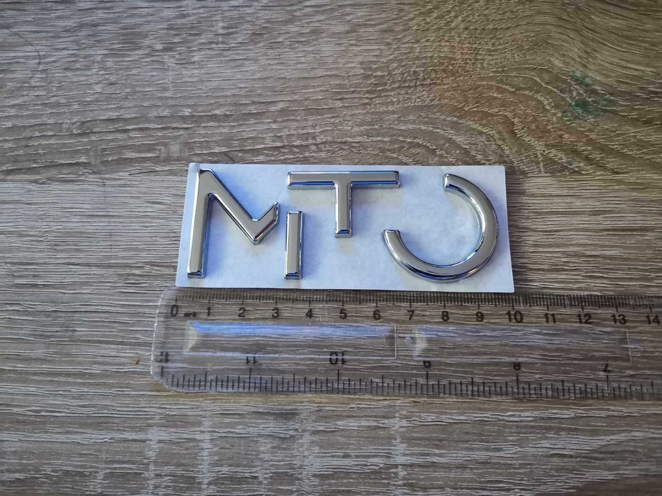 Alfa Romeo MiTo сребрист надпис емблема