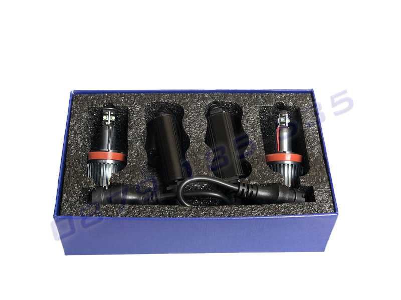 LED крушки ангелски BMW E63 E84 E70 лед фарове бмв е70 angel eyes