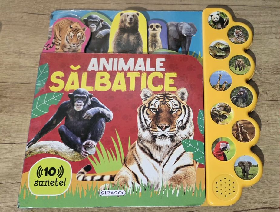 Carte cu sunete Animale Salbatice