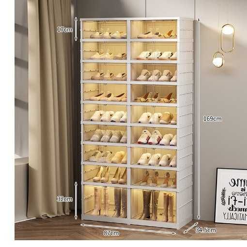 Полка для обуви , Пластиковый складной обувница