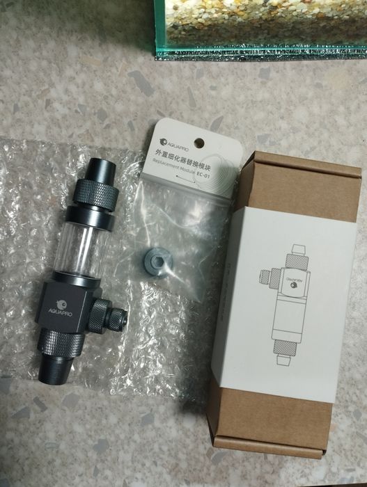 Проточный реактор атомайзер для аквариума