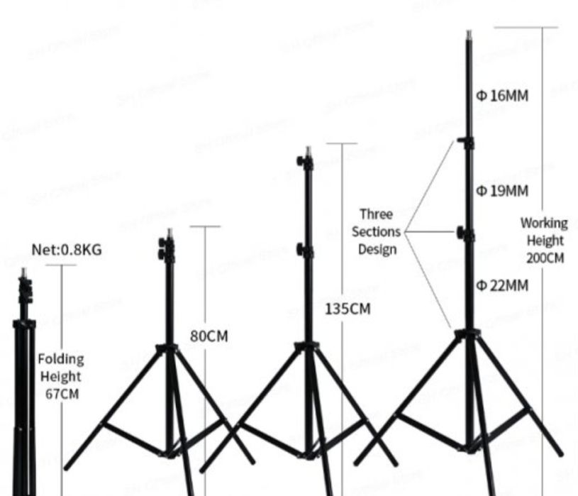 2бр. осветление за фото студио / Софтбокс
