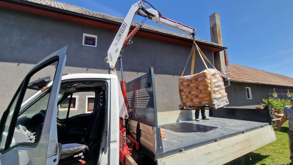 Vand Iveco Daily 35C12" cu macara si bena cu basculare