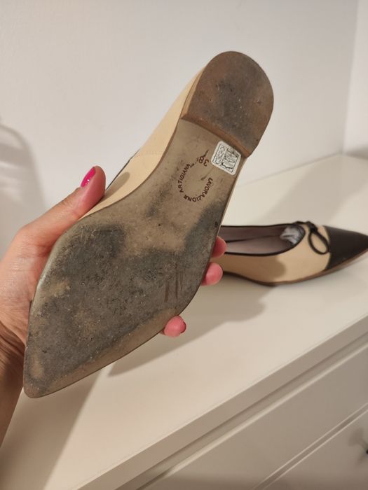 Balerini piele naturala