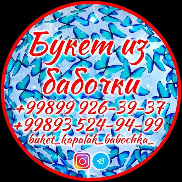 Kapalak buket Букет из бабочек Шар Shar