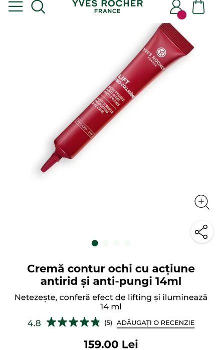 Crema de ochi antirid