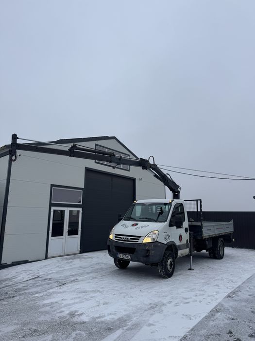 Iveco 65C15 cu Macara si basculabil