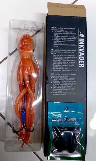 Примамка октопод за морски риболов - InkVader Octopus Jig 250g