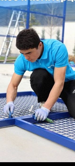 Padel usta mustahkam va sifatli kort