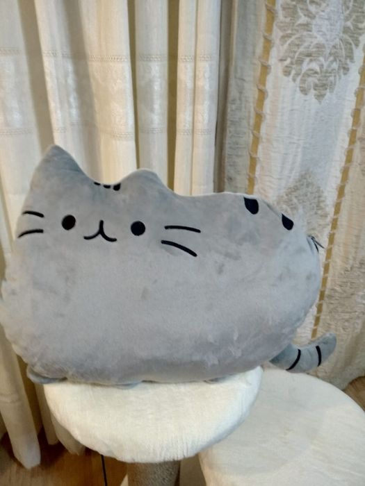 Подушка кошка. Заполнение комфорель.