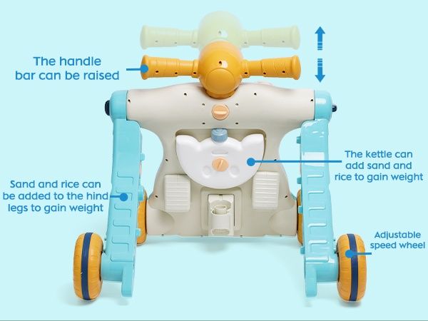 3в1 Бебешка Проходилка/ Уокър с Обучително Съдържание, YULEYU