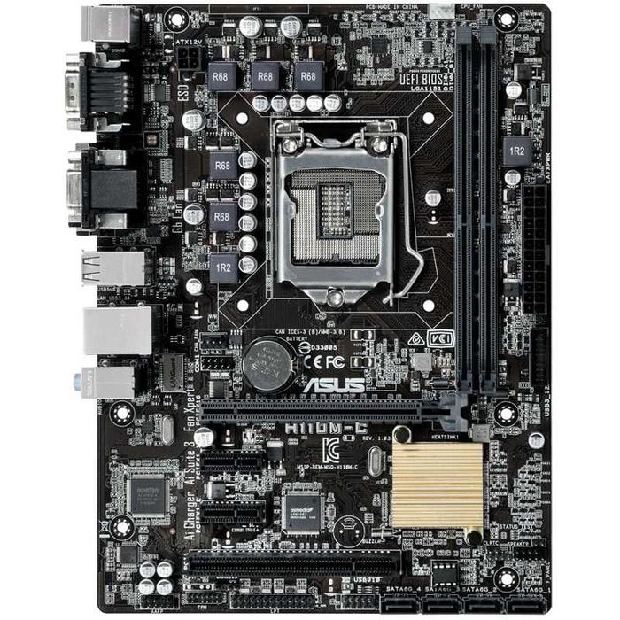 Placa de baza ASUS H110M-C , Socket 1151