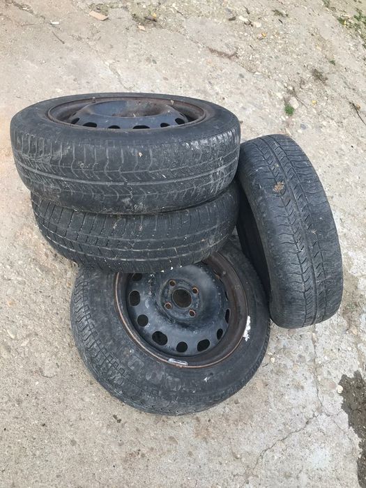Jante de tabla + cauciucuri 14", 15", 16",17"