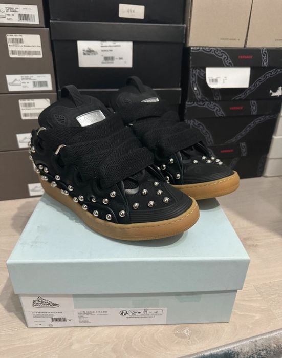 Lanvin curb sneakers