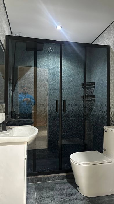 Прямые душ кабины на заказ!