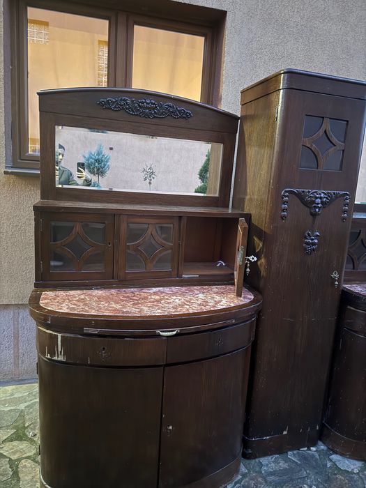Mobila Art Deco lemn masiv