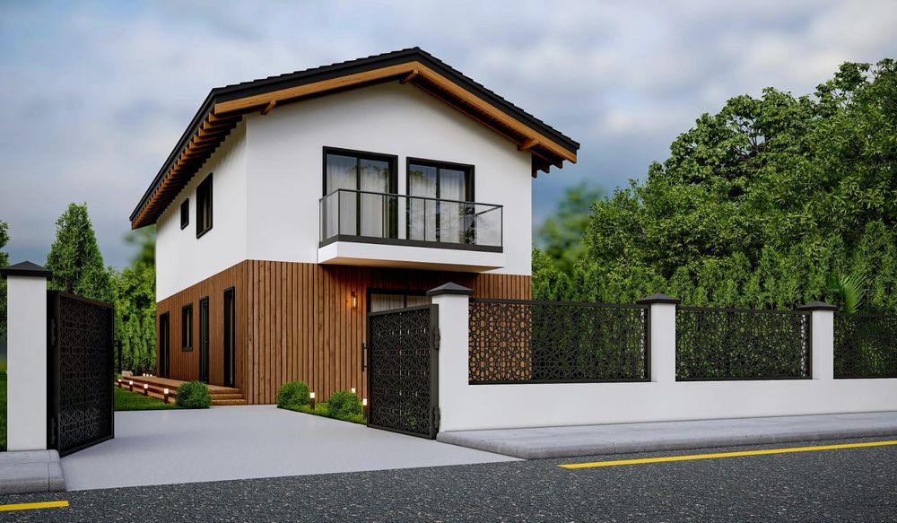 От собственик: Нова модерна къща "до ключ" в с. Пчелище – дом, проекти