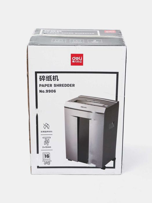 Уничтожитель бумаг, шредер Deli W9906 30л 19кг