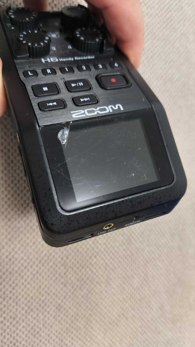 Reportofon recorder ZOOM H6 Handy Recorder black audio XLR