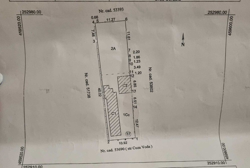 Se vinde imobil 544 mp + constructii, deschidere excelenta la strada.