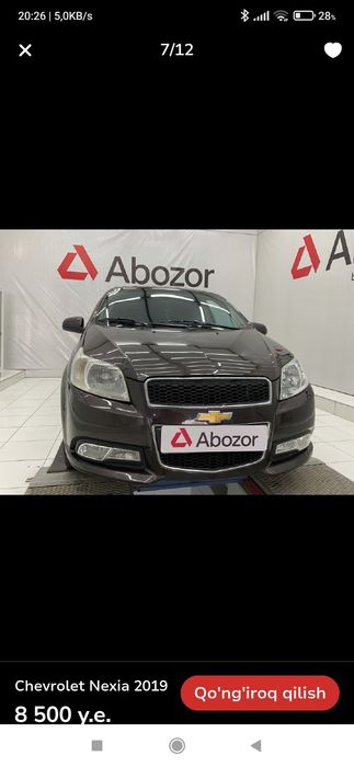 Nexia 3 2019 йил холати яхши