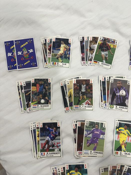 Карти с футболисти Euro 2000