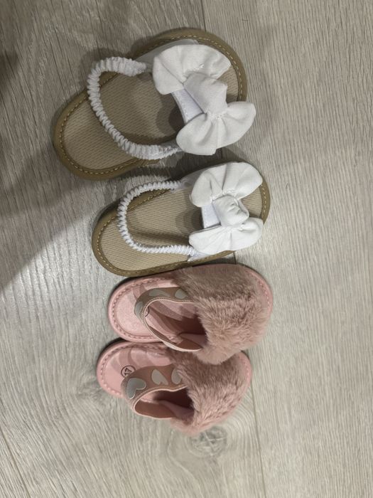 Пантофки / сандали от плат за бебе