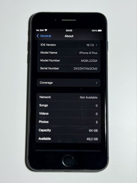 iPhone 8 Plus Nevelocked