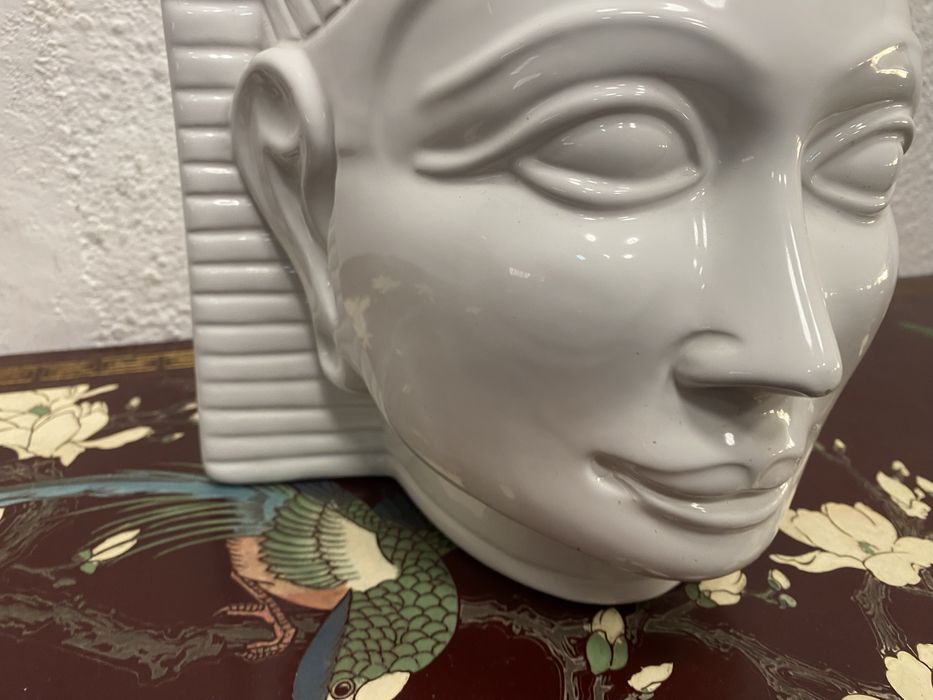 Италианска порцеланова капшпа във формата на глава