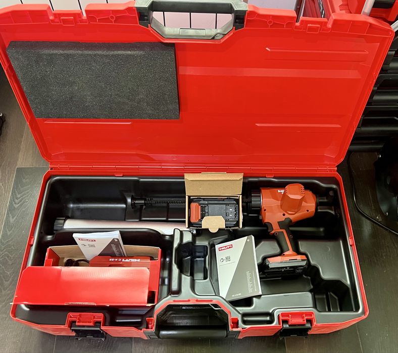 Set complet pistol silicon hilti CD 4 22 nuron nou