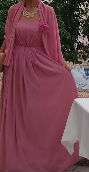 Вечернее платье для стройных девушек + обувь на каблуках + сумочка