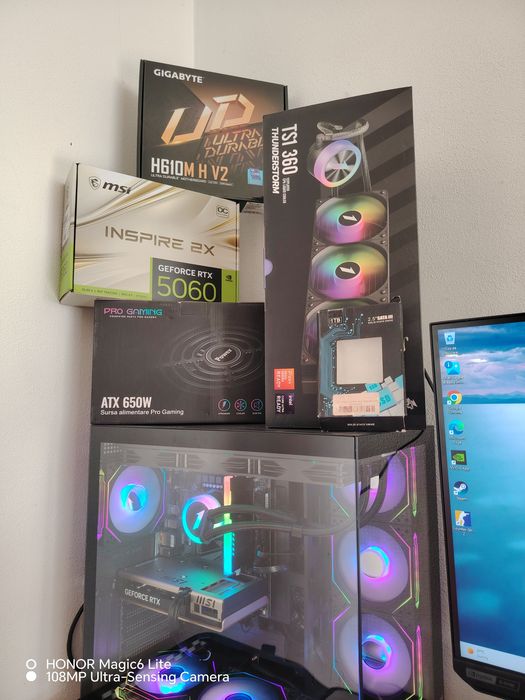 Pc gaming montat nou cu garantie