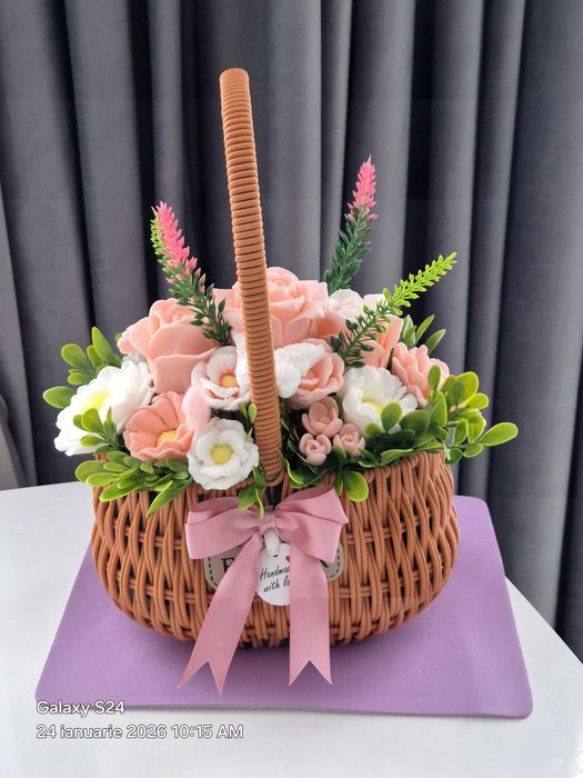 Aranjmente florale,din baza de sapun