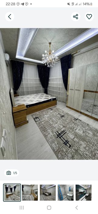 Yunsobod Turkiston metroga yaqin joyda 2xonali kvartira ijaraga berila