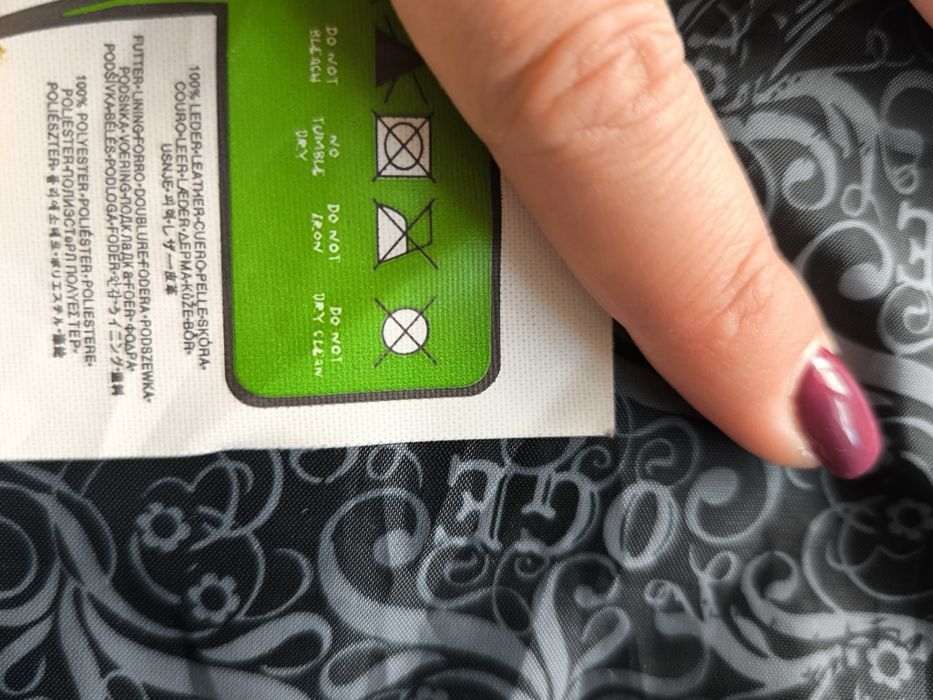 Geaca piele naturala One green elephant M