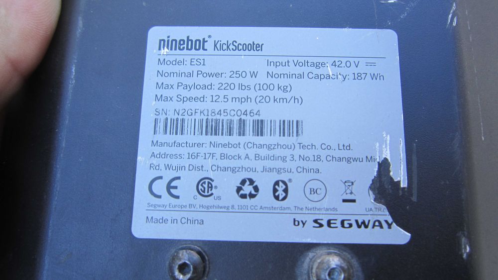 Trotineta NineBOT E1 By SEGWAY