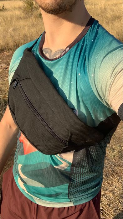 Ръчно изработена чанта през рамо( за кръст)