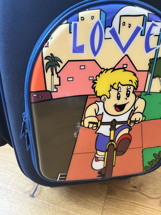 Mini valiza tip troller - copii