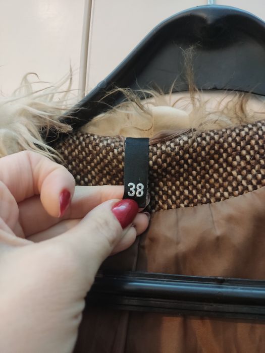 Ново палто H&M р 38 букле и червено палто  Zara  S