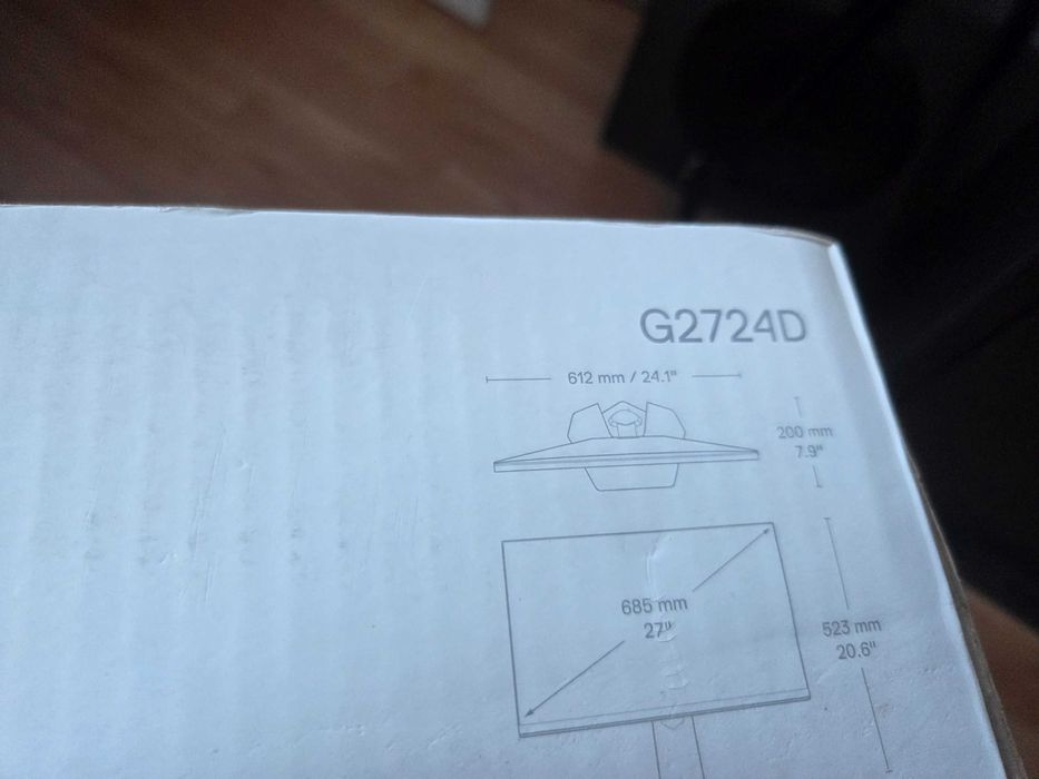 Monitor Gaming QHD Dell G2724D 27 inch IPS LED