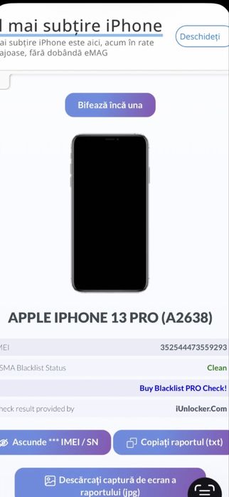 Iphone 13 pro liber  de retea