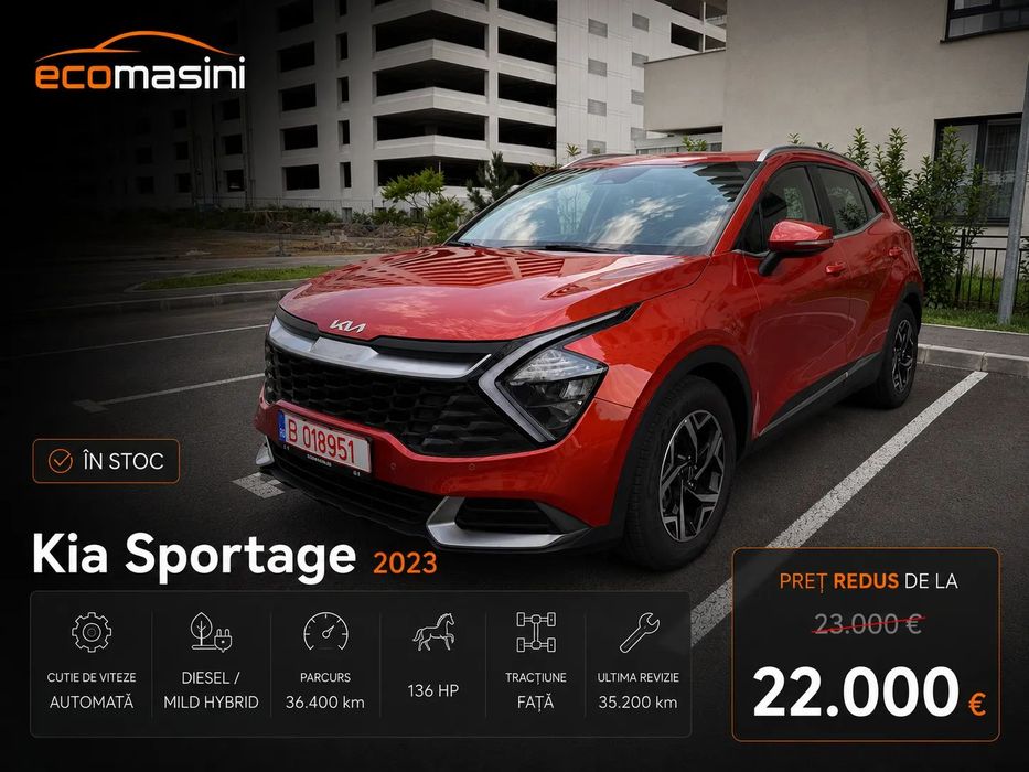 Kia Sportage Kia Sportage Diesel Mild/Hybrid – 2023 – 36.000 km